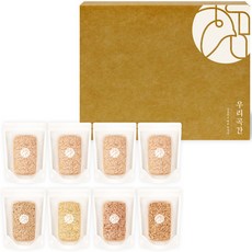 Woorigokan 糙米鍋巴餅乾 120g 4入+燕麥鍋巴餅乾 120g+薑黃鍋巴餅乾 120g+黑芝麻鍋巴餅乾 120g+椰子鍋巴餅乾 120g, 1組