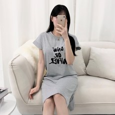 피어니스트 가오리핏 반팔 오버핏 롱원피스 빅사이즈 포함