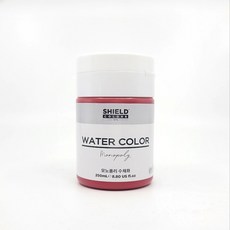 쉴드 수채화물감 빨강색, 250ml, 1색