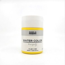 쉴드 모노폴리 수채화물감 진노란색, 250ml, 1색