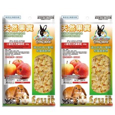 Pet Village 魔法村 天然蘋果乾 小動物用, 60g, 無添加, 適合所有小動物和囓齒動物, 2包