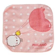 MOLANG 萌浪兔 小方巾 20 x 20cm, 氣球繪, 1條