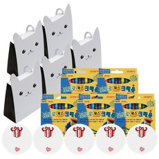 12色蠟筆生日禮盒組 5入組, Choco, 1組