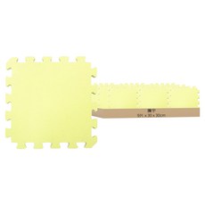 騰宇 EVA 雙面地墊 Set 9, 黃色, 1包