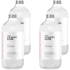Stock 羊毛乾洗中性洗滌劑 正裝, 1000ml, 4個