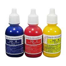 台灣敏愛 水性色母組合, 30g, 3色