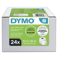 DYMO 大型地址標籤 36 x 89 mm, 24個, 260個