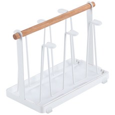 Hamil簡約家用馬克杯瀝水架, 白色的, 1個