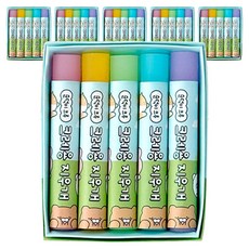 iiGEN 北韓文具 Sundeok E-Crew 蠟筆橡皮 5p, 6個, 藍色