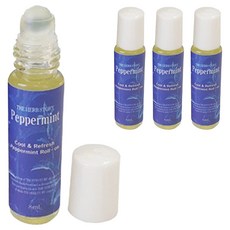 더허브스토리 페퍼민트 롤온 오일, 8ml, 4개