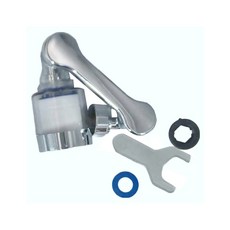 WE CHAMP 旋轉洗漱水龍頭過濾延伸器 ABS+PP材質, 17 x 5 x 5cm, 1個