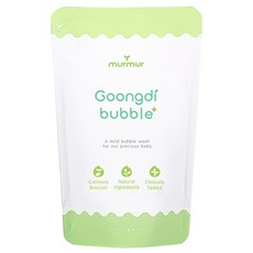 murmur accessories 嬰幼兒屁屁泡泡沐浴乳 補充包, 250ml, 1個