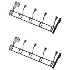 Little Pink Rabbit 粉彩小兔 鐵藝粗線條造型門後5鉤, E33015, 2個