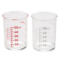 選擇 100 迷你量杯 2 件套, 混色, 50ml