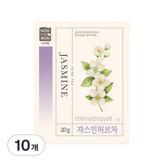 녹차원 쟈스민 허브차, 1g, 20개입, 10개