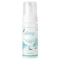 allongs 兒童私密清潔慕斯, 150ml, 1瓶