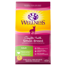 wellness 寵物健康全方位有穀新鮮火雞肉 小型犬, 新鮮火雞肉, 4lb, 1袋