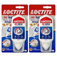 록타이트 리뉴 화이트 덧바르는 실리콘 80ml, 2개