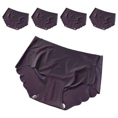 冰絲面膜內褲 Set 5件組 (44x25cm 褲腳18cm), L, 黑色