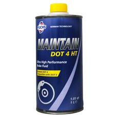 FUCHS 福斯 MAINTAIN 4號煞車油 DOT 4 HT 1L 超高性能, 1瓶