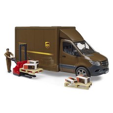 bruder 賓士 UPS 運輸車輛套組 BR02678, 混合顏色