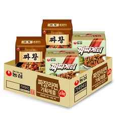NONGSHIM 農心 醡醬風味麵 10包 + 炸王醡醬麵 8包, 1組