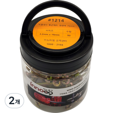 Innotime 自攻螺絲 圓頭 原色 1214 50入, 2個