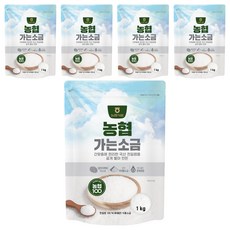 농협 가는소금, 1kg, 5개