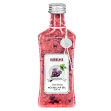 BOEMI 愛情的滋味 黑葡萄沐浴鹽 320g 奢華香氛 溫和去角質, 1瓶