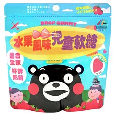 UNIMAT RIKEN 兒童水果風味軟糖, 草莓風味, 90g, 1包