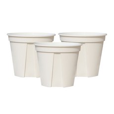 앙플랜트 숨쉬는 슬릿화분 3p, 화이트, 3개