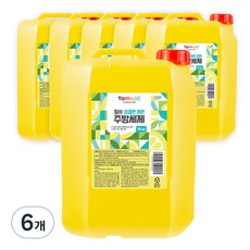 탐사 상큼한 레몬 주방세제, 14kg, 6개