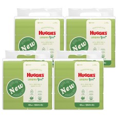 하기스 내츄럴케어 플러스 물티슈 캡형, 60g, 64매, 24개