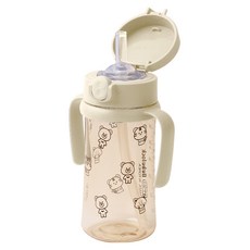 베베락 국내 제조 아이와 PPSU 원터치 빨대컵, 270ml, 1개, 크림