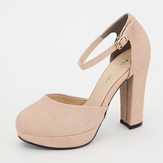 dangolunni 瑪莉珍Serrati防水臺高跟鞋