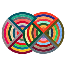 Galison Frank Stella Jigsaw Puzzle 成人益智拼圖 正版, 750片, 雙圓圈, 1組