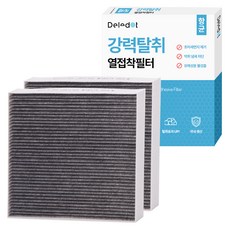 딜리닷 차량용 에어컨 필터 활성탄, KL112, 2개