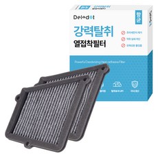 딜리닷 차량용 에어컨 필터 활성탄, KP116, 2개