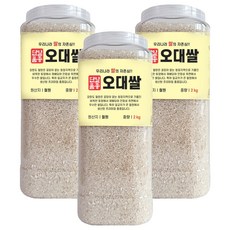 대한농산 통에담은 철원오대쌀, 상등급, 2kg, 3개