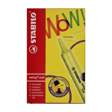 STABILO 樂酷螢光筆(10支/盒) 輕巧好握 重點標記 學生辦公必備, 薰衣草紫