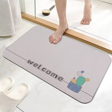 comet 硅藻土地墊, 1入, 灰色