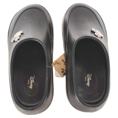 BORUI 柏睿鞋業 大人款 迪士尼金屬釦防水包頭拖鞋, 黑色, 230mm