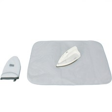 手套式熨衣板+布保護熨燙網片套組, 1套, 灰色（網眼）