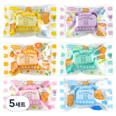 pinkfoot 1000肥皂橡皮擦 6種, 5套, 混色