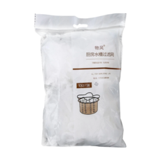 WARM HOUSE DECOR 暖&和家居 水槽過濾網 廚房濾網 排水孔過濾網 廚房水槽/浴室地漏可用, 100個, 10包