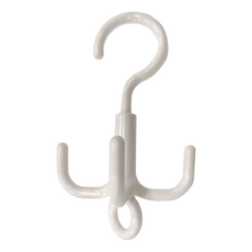 SP SAUCE 四爪360度旋轉帽子腰帶專用掛勾, 白色, 2個