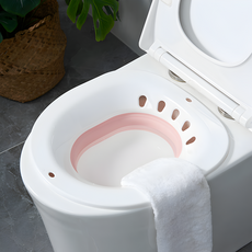 Roiwing 家用溫浴折疊式坐浴盆, 1個, 粉紅色