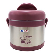 三光牌 源味 二層高真空304不鏽鋼燜燒提鍋 粉紅色 1.1L 786g