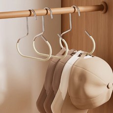 Market Plan 多用途帽子領帶包包防滑環衣架, 50個, 象牙白