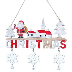 聖誕掛件 Set 木質聖誕裝飾品, 3個, 20*19CM